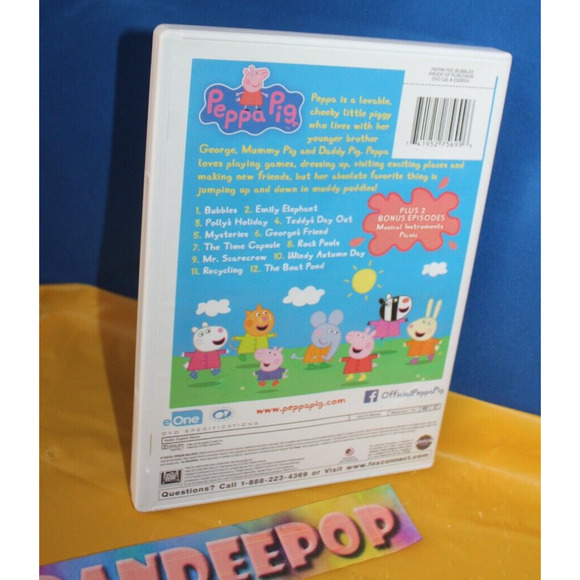 Peppa Pig Bubbles DVD Movie - Picture 3 of 3